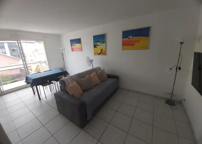 Centre, Grand T2 Balcon Pkg, Gare 600m, Tres Calme * 阿卡雄