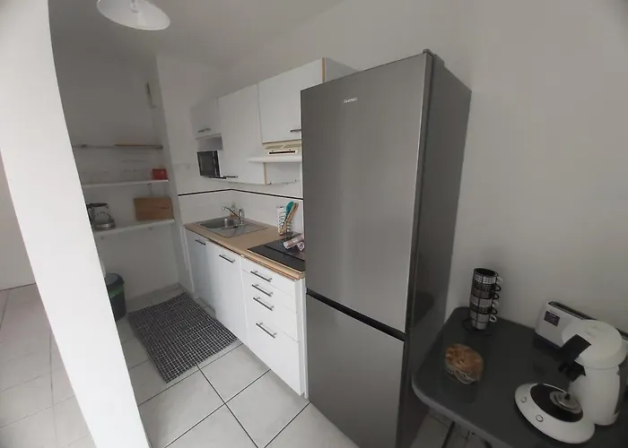 Centre, Grand T2 Balcon Pkg, Gare 600m, Tres Calme * 阿卡雄