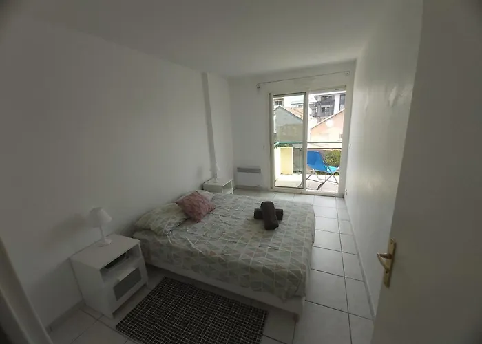 Centre, Grand T2 Balcon Pkg, Gare 600m, Tres Calme * 阿卡雄